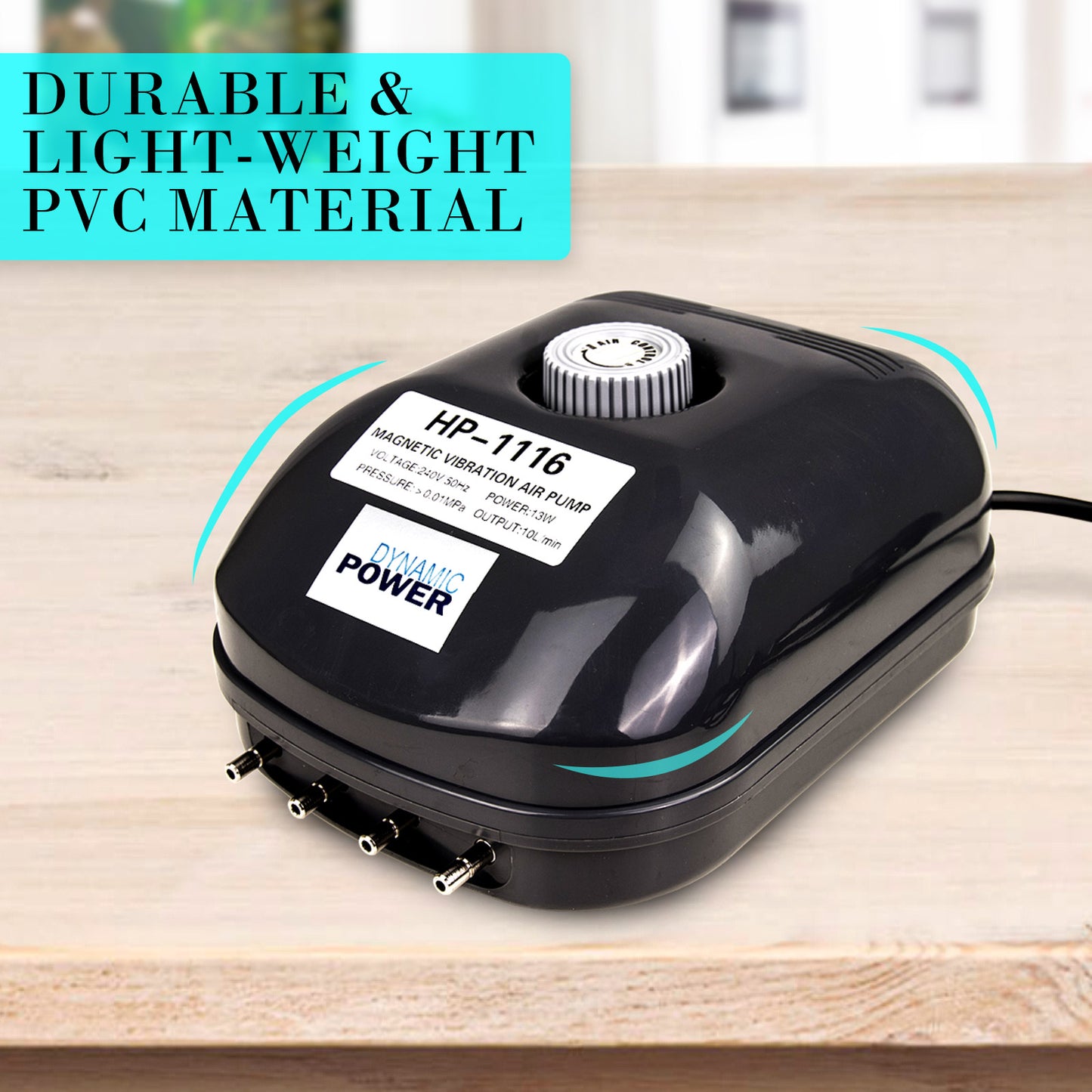 Aquarium Air Pump Oxygen Hydroponic 4 Outlet 360L/H 13W Pet Care > Aquarium > Aquarium Filters & Pumps Dynamic Power
