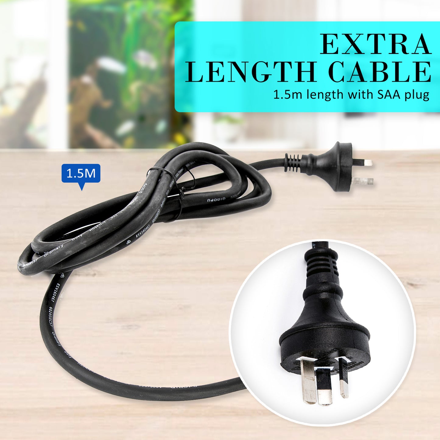 Aquarium Submersible Filter Pond Pump 600L/H 8W 1m Pet Care > Aquarium > Aquarium Filters & Pumps Dynamic Power