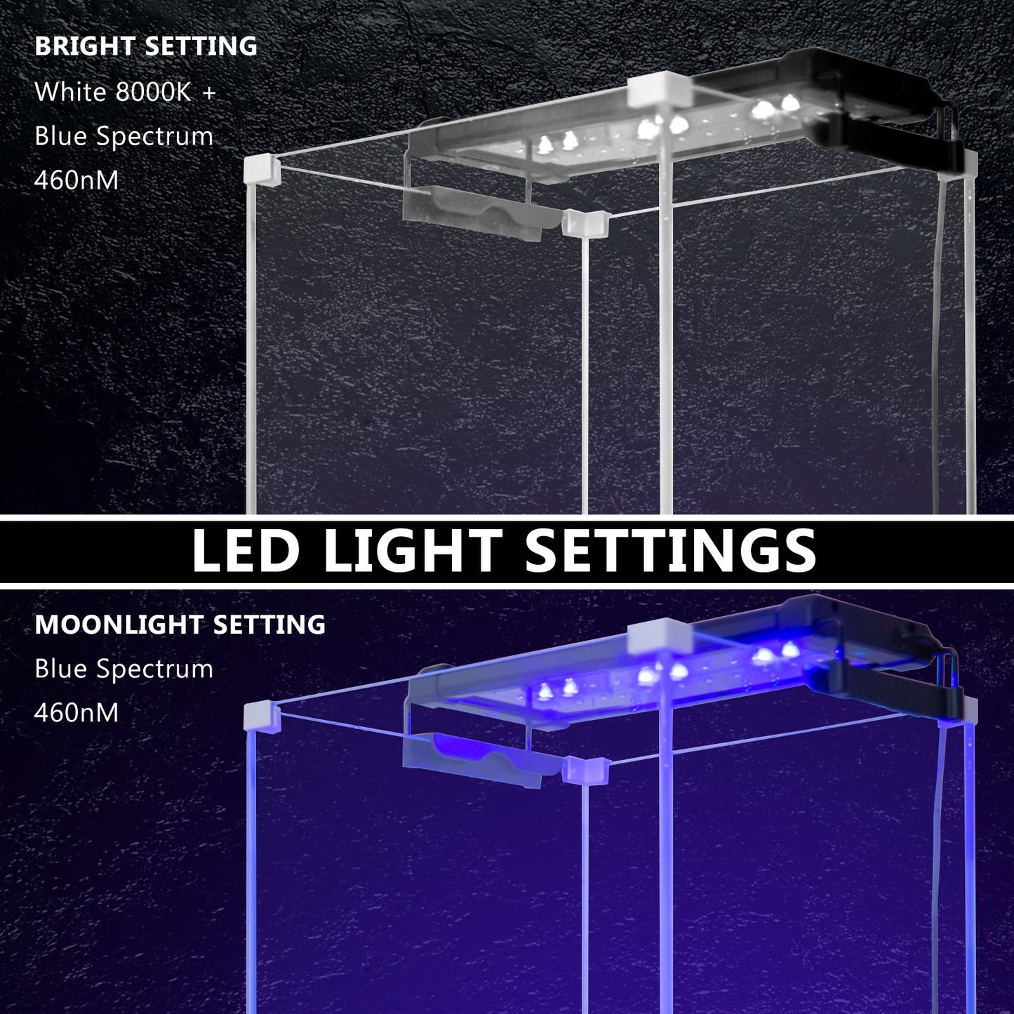 6W Aquarium Blue White LED Light for Tank 30-50cm Pet Care > Aquarium > Aquarium Lighting Woofy and Whiskers