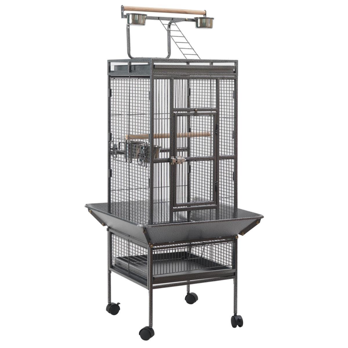 YES4PETS 153 cm Large Bird Budgie Cage Parrot Aviary With Metal Tray and Wheel Pet Care > Bird > Bird Cages & Stands YES4PETS