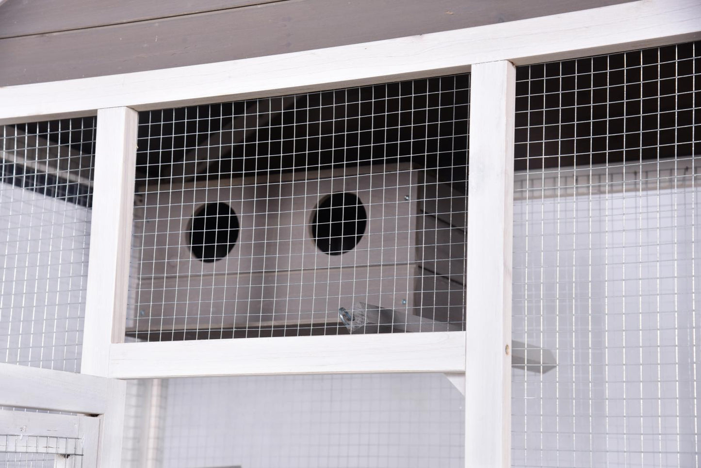 YES4PETS Wooden XXL Pet Cages Aviary Carrier Travel Canary Parrot Bird Cage Grey Pet Care > Bird > Bird Cages & Stands YES4PETS