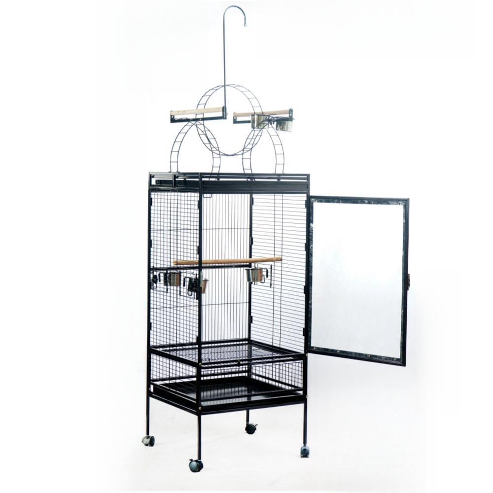 YES4PETS 174 cm Large Bird Budgie Cage Parrot Aviary With Metal Tray and Wheel Pet Care > Bird > Bird Cages & Stands YES4PETS