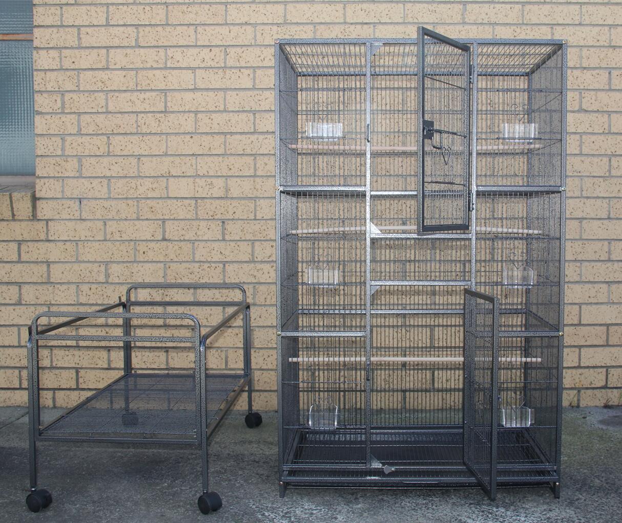 YES4PETS 174 cm Bird Cage Small Bird Parrot Budgie Aviary With Stand Pet Care > Bird > Bird Cages & Stands YES4PETS