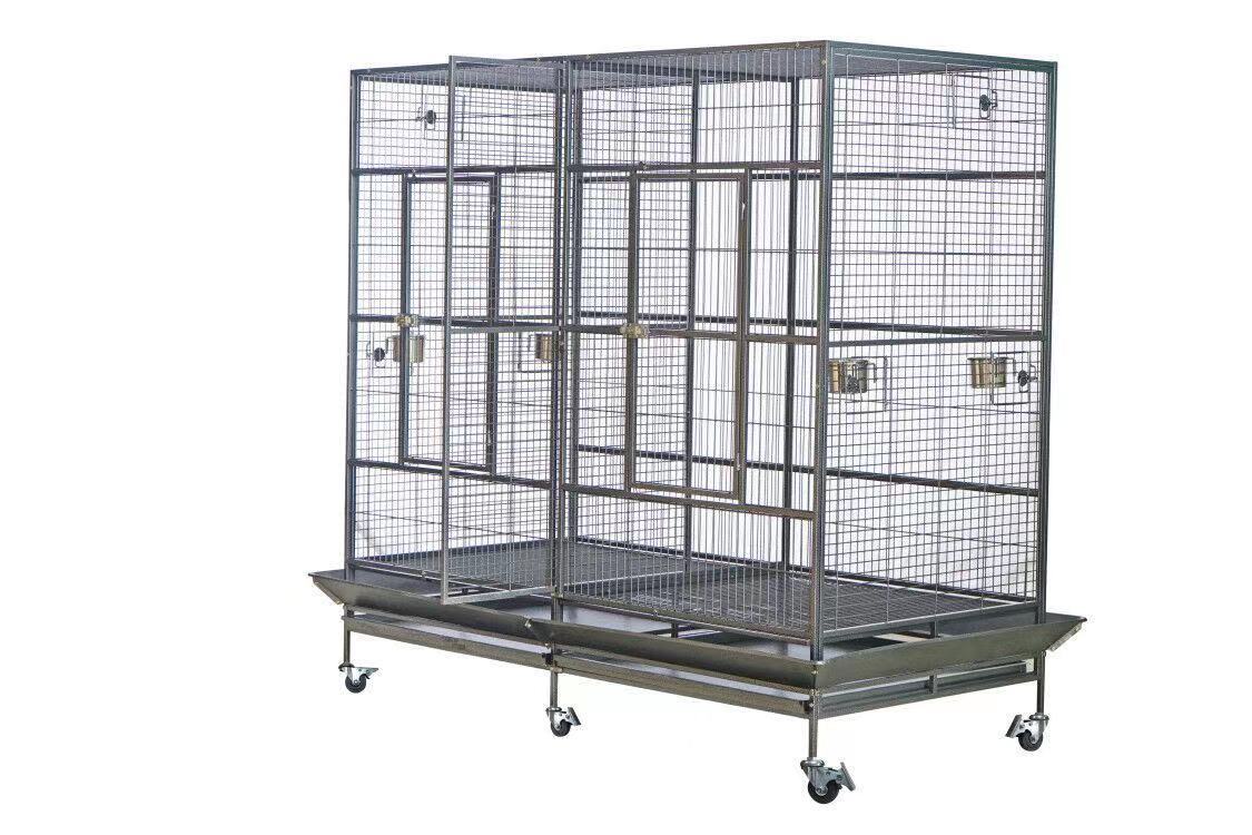 YES4PETS XXXL 195 cm Bird Cage Pet Parrot Aviary Perch Castor Wheel Pet Care > Bird > Bird Cages & Stands Woofy and Whiskers