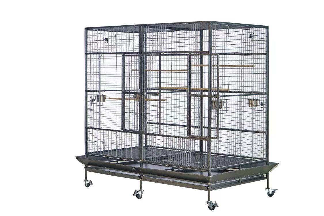 YES4PETS XXXL 195 cm Bird Cage Pet Parrot Aviary Perch Castor Wheel Pet Care > Bird > Bird Cages & Stands Woofy and Whiskers