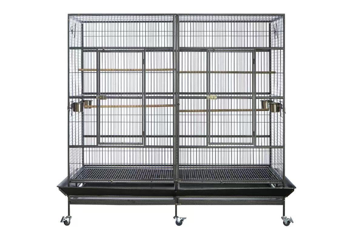 YES4PETS XXXL 195 cm Bird Cage Pet Parrot Aviary Perch Castor Wheel Pet Care > Bird > Bird Cages & Stands Woofy and Whiskers
