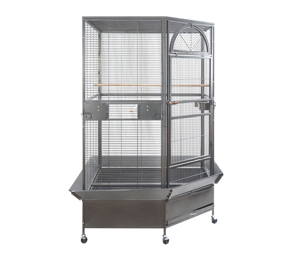 YES4PETS 185cm XXL Corner Bird Cage Pet Parrot Aviary Perch Castor Wheel Pet Care > Bird > Bird Cages & Stands YES4PETS