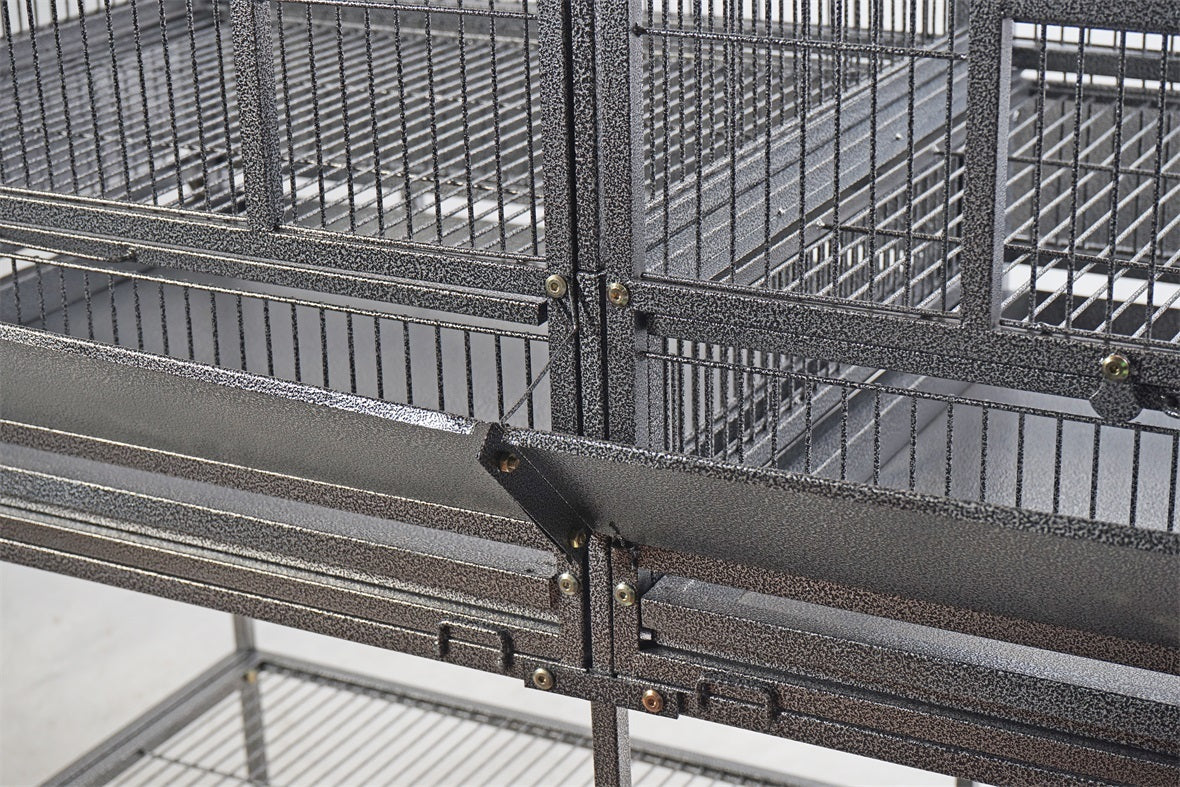 YES4PETS XL 184 cm Bird Cage Pet Parrot Aviary Perch Castor Wheel Removable Divider Pet Care > Bird > Bird Cages & Stands YES4PETS