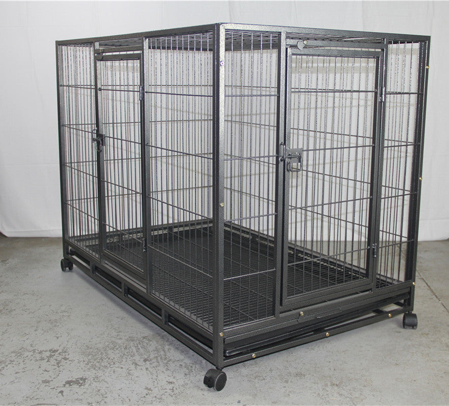 YES4PETS XL Pet Dog Cat Cage Metal Crate Kennel Portable Puppy Cat Rabbit House Pet Care > Coops & Hutches > Small Animal Habitats & Cages Woofy and Whiskers