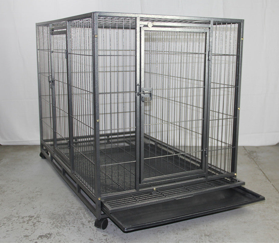 YES4PETS XL Pet Dog Cat Cage Metal Crate Kennel Portable Puppy Cat Rabbit House Pet Care > Coops & Hutches > Small Animal Habitats & Cages Woofy and Whiskers