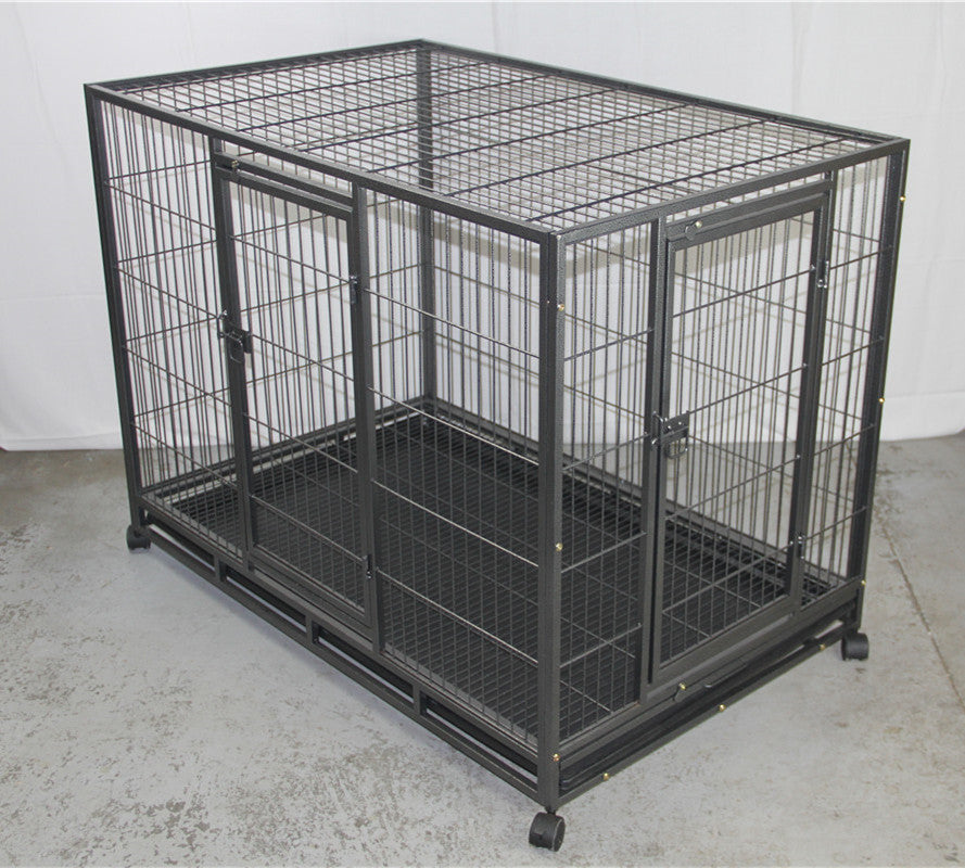 YES4PETS XL Pet Dog Cat Cage Metal Crate Kennel Portable Puppy Cat Rabbit House Pet Care > Coops & Hutches > Small Animal Habitats & Cages Woofy and Whiskers