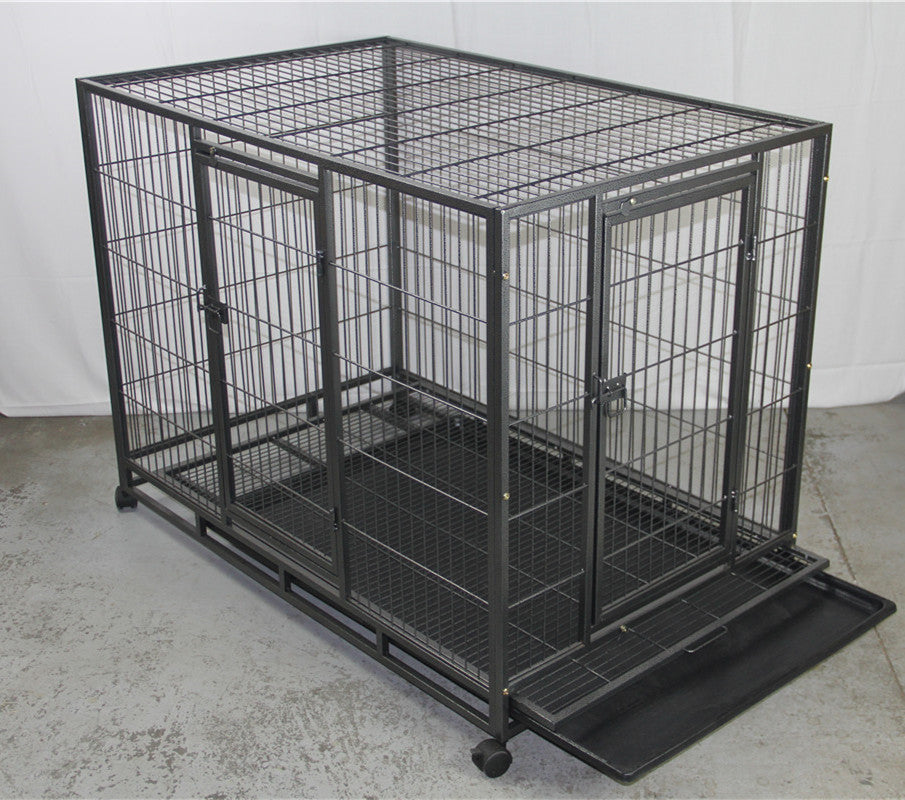 YES4PETS XL Pet Dog Cat Cage Metal Crate Kennel Portable Puppy Cat Rabbit House Pet Care > Coops & Hutches > Small Animal Habitats & Cages Woofy and Whiskers