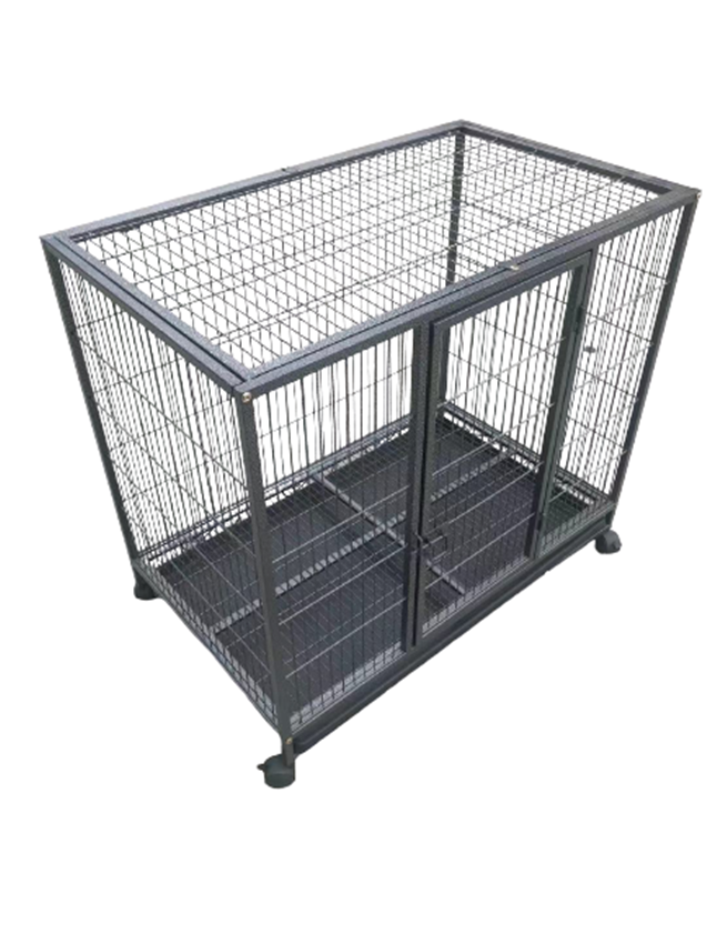 YES4PETS Medium Pet Dog Cat Cage Metal Rabbit Crate Carrier Kennel Wheel & Tray Pet Care > Coops & Hutches > Small Animal Habitats & Cages Woofy and Whiskers