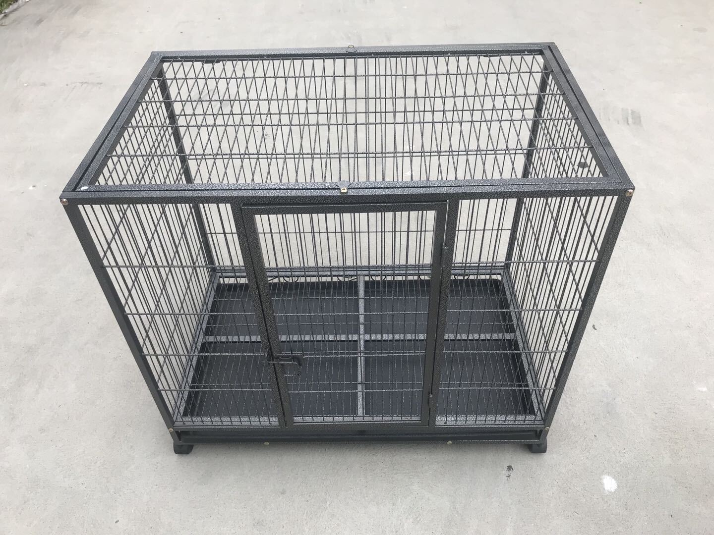 YES4PETS Medium Pet Dog Cat Cage Metal Rabbit Crate Carrier Kennel Wheel & Tray Pet Care > Coops & Hutches > Small Animal Habitats & Cages Woofy and Whiskers