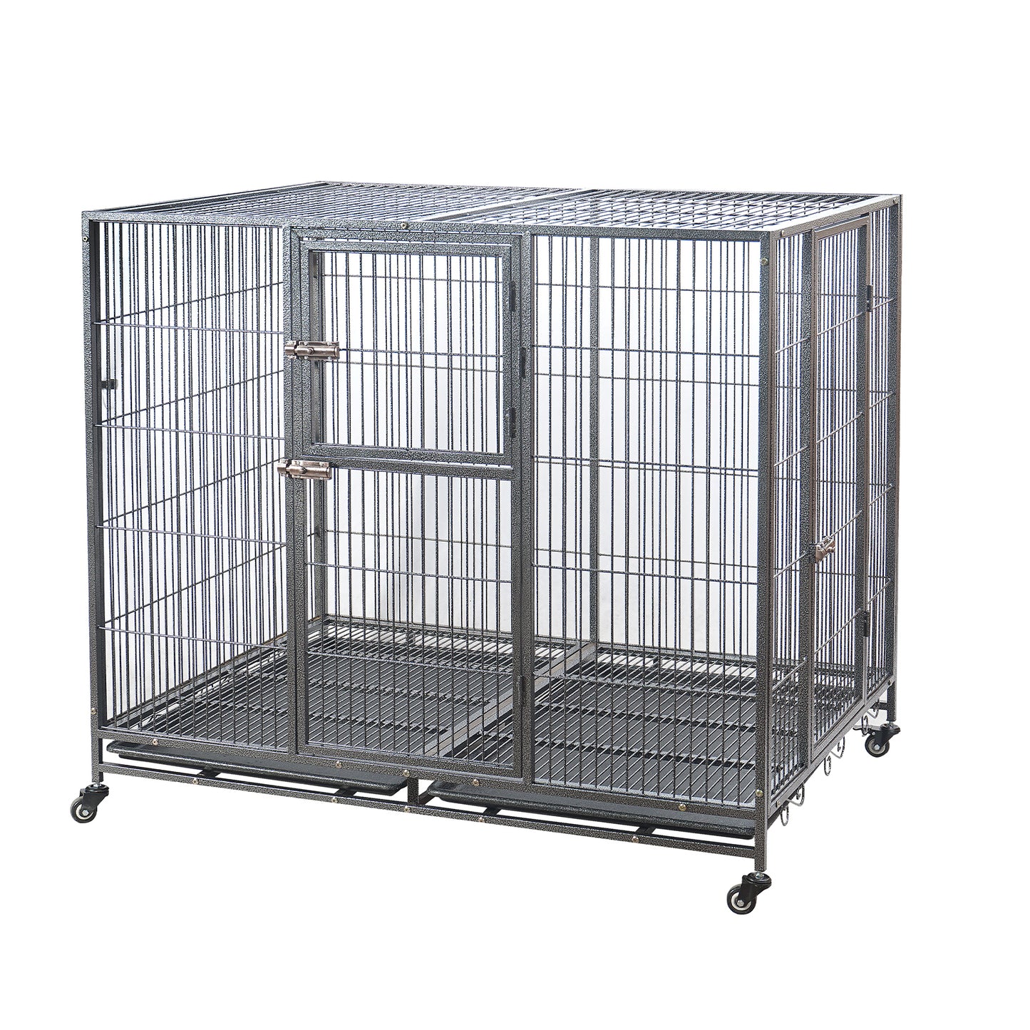 YES4PETS XXL Pet Dog Cat Cage Metal Crate Kennel Portable Puppy Cat Rabbit House Pet Care > Coops & Hutches > Small Animal Habitats & Cages Woofy and Whiskers
