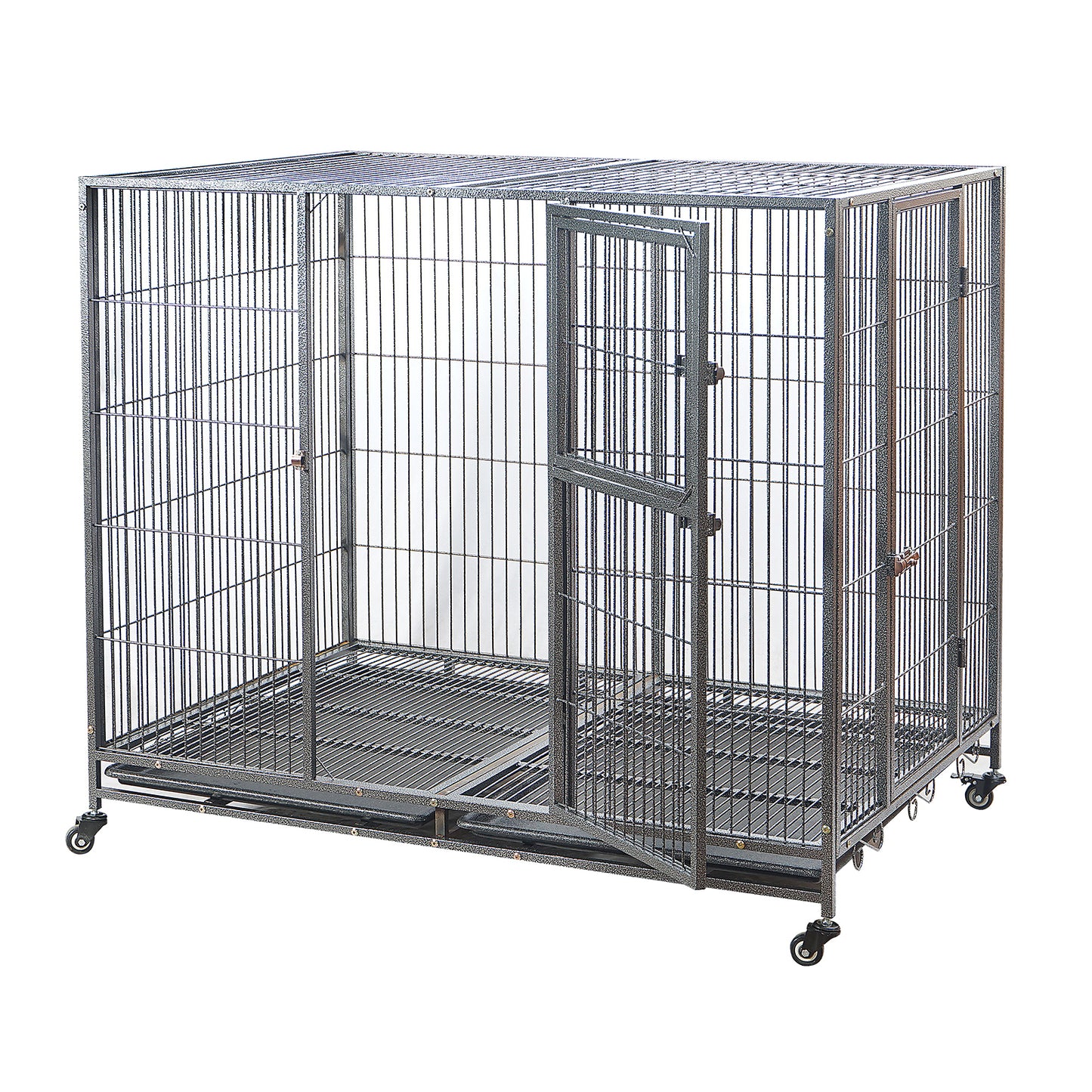YES4PETS XXL Pet Dog Cat Cage Metal Crate Kennel Portable Puppy Cat Rabbit House Pet Care > Coops & Hutches > Small Animal Habitats & Cages Woofy and Whiskers