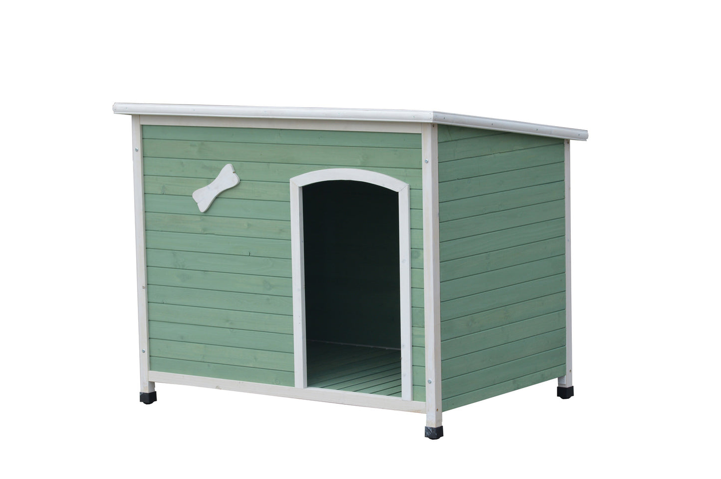 YES4PETS Medium Timber Pet Dog Kennel House Puppy Wooden Timber Cabin With Stripe Pet Care > Dog Supplies > Dog Kennels Woofy and Whiskers