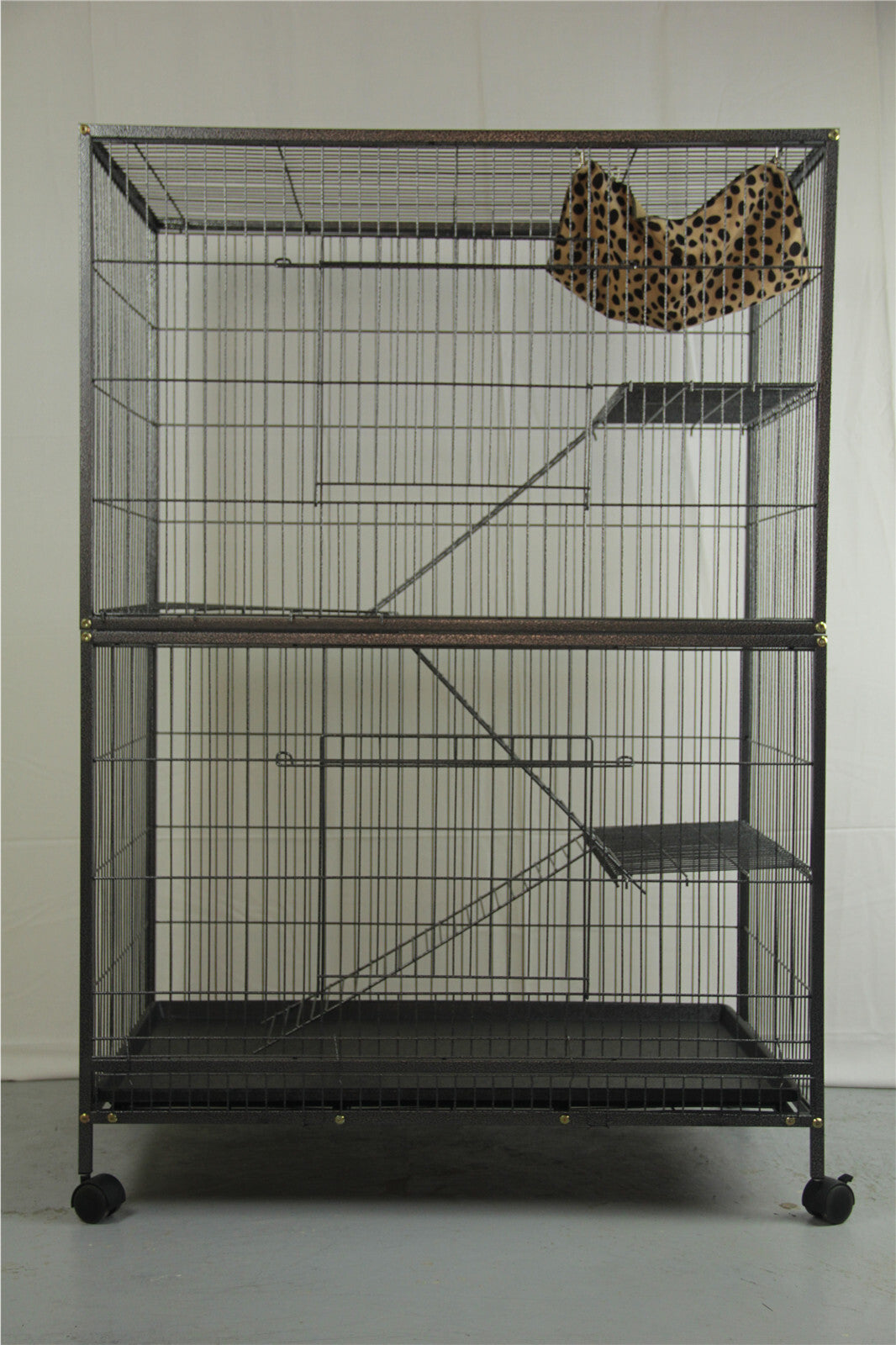 YES4PETS Pet 140cm 4 Level Bird Ferret Parrot Cage Aviary Cat Castor Pet Care > Bird > Bird Cages & Stands YES4PETS