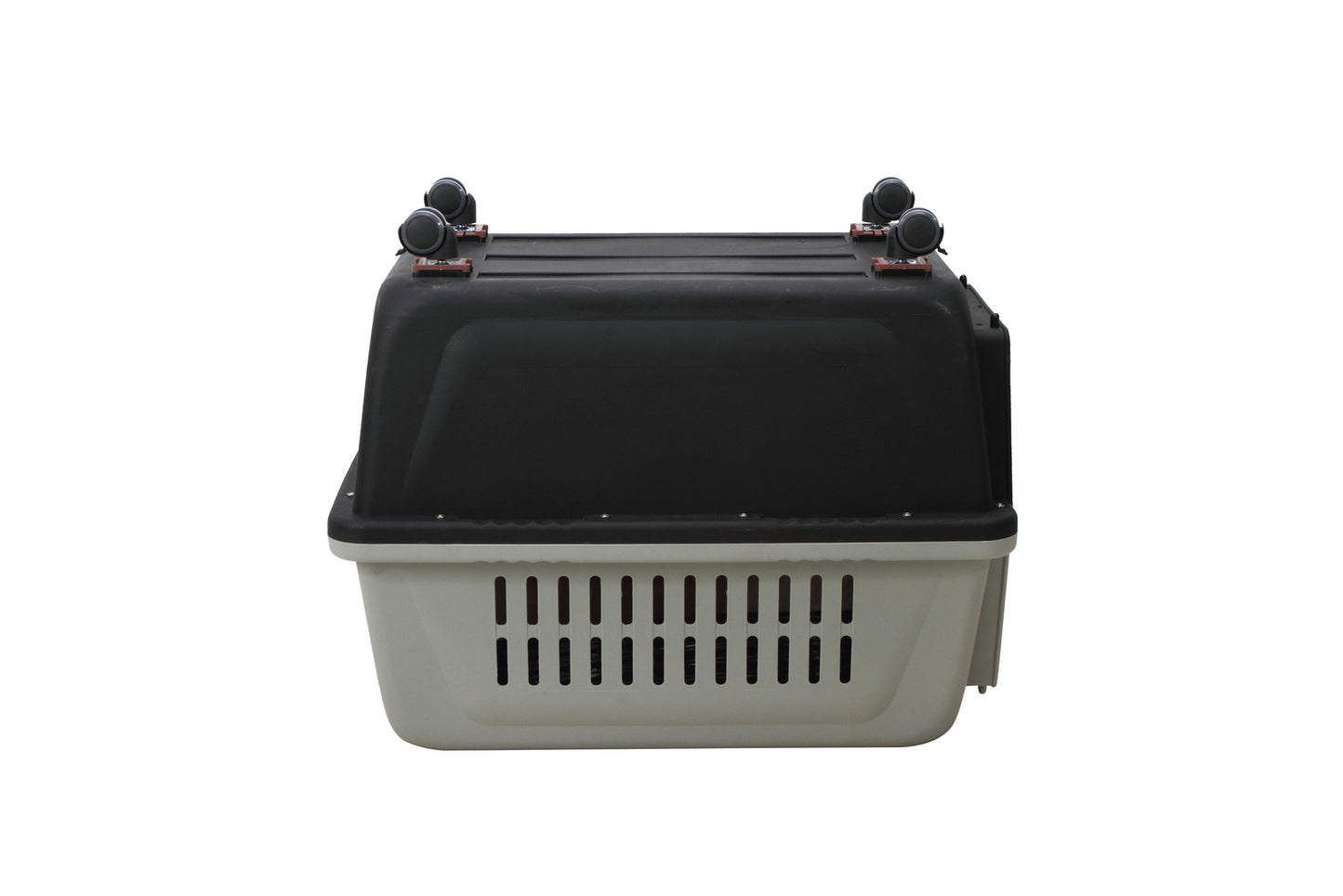 YES4PETS Large Plastic Kennels Pet Carrier Dog Cat Cage Crate With Handle and Wheel Black Pet Care > Dog Supplies > Dog Kennels YES4PETS