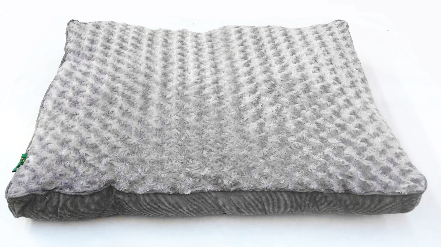 YES4PETS Medium Dog Puppy Pad Bed Kennel Mat Cushion Bed 85 x 60 cm Blue / Grey Pet Care > Dog Supplies > Dog Beds Woofy and Whiskers