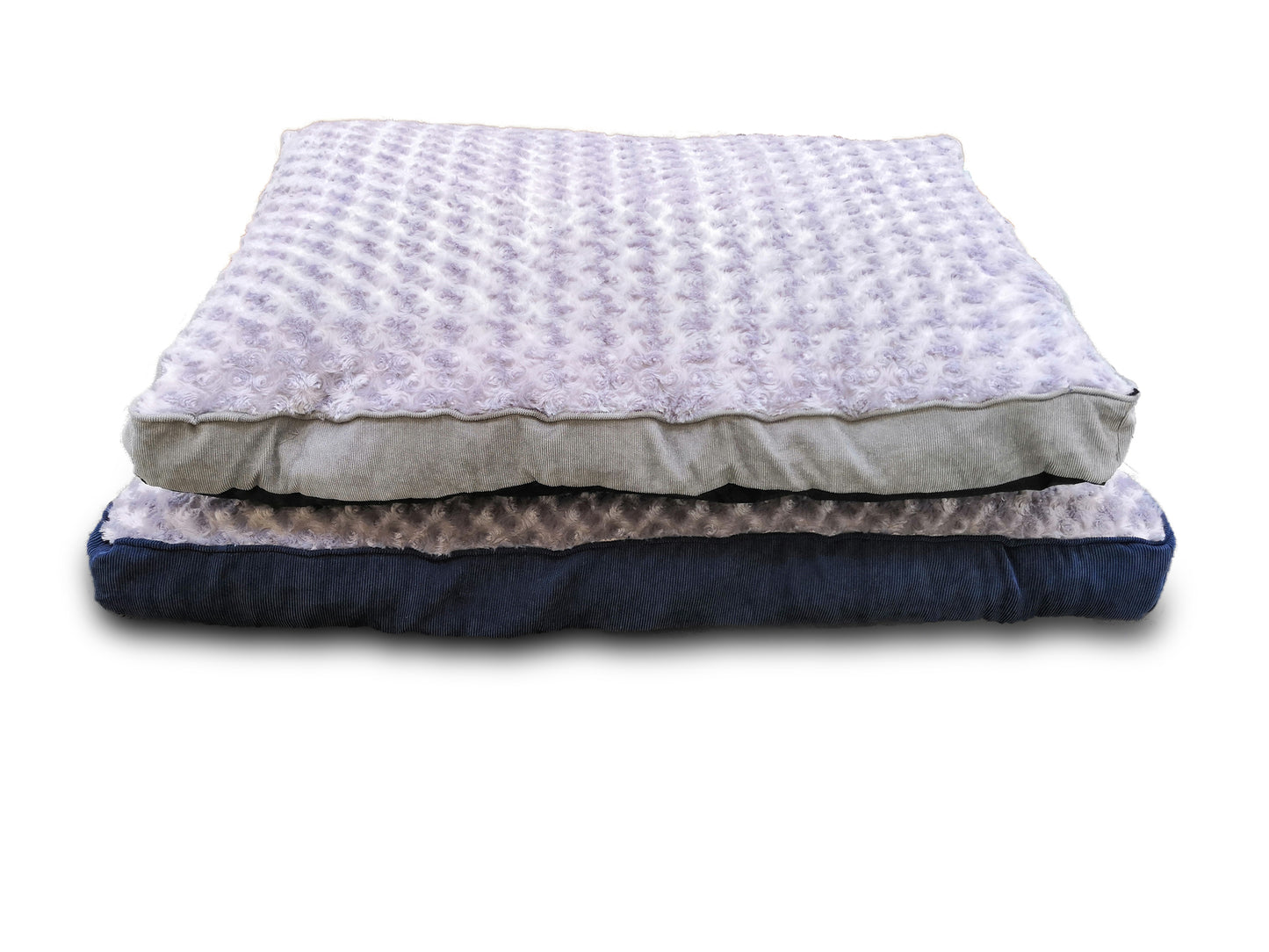 YES4PETS Medium Dog Puppy Pad Bed Kennel Mat Cushion Bed 85 x 60 cm Blue / Grey Pet Care > Dog Supplies > Dog Beds Woofy and Whiskers