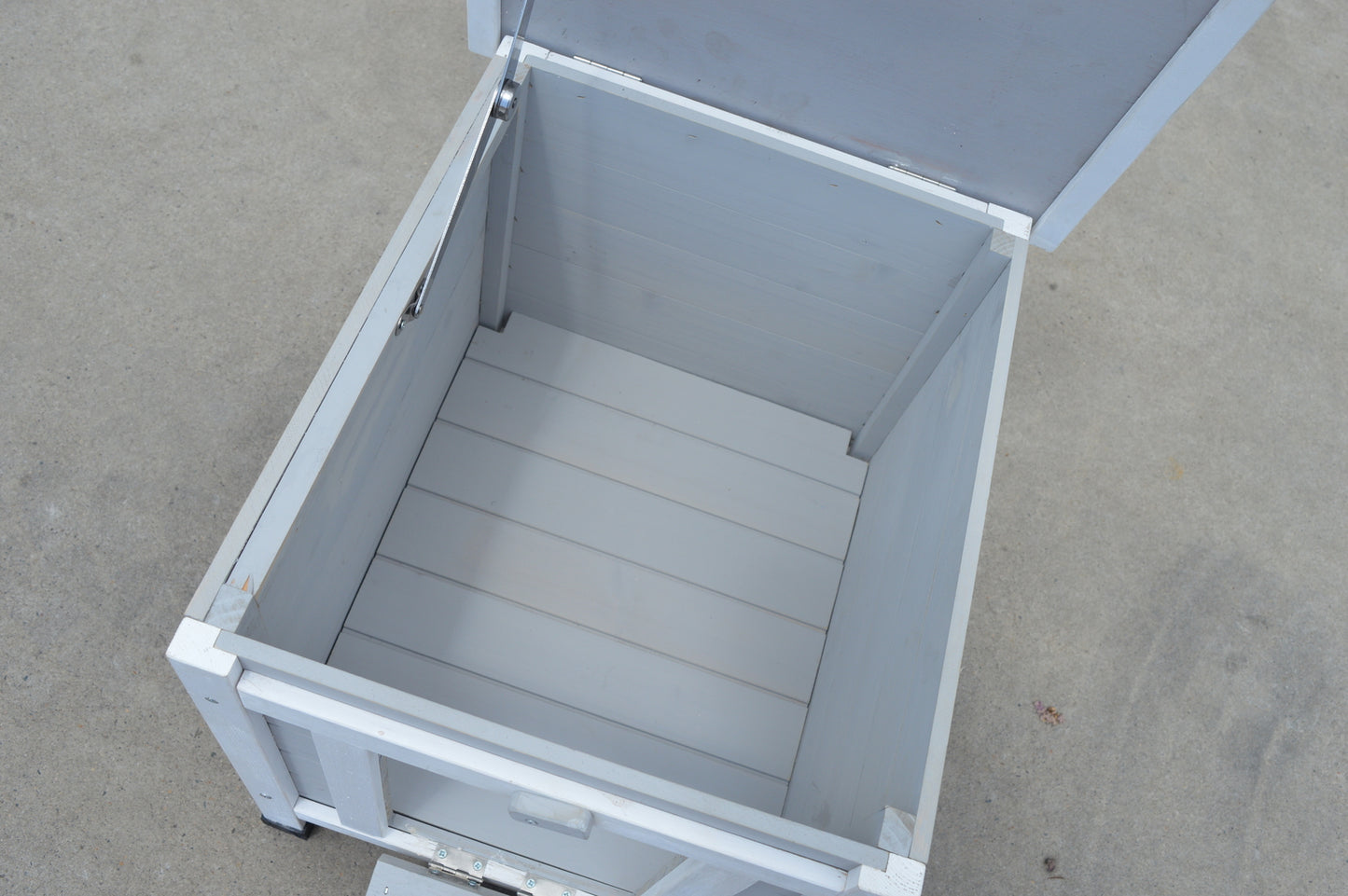 YES4PETS Grey Small Chicken Coop Rabbit Hutch Ferret Cage Guinea Pig Dog Cat Nesting Box Pet Care > Coops & Hutches > Small Animal Habitats & Cages YES4PETS