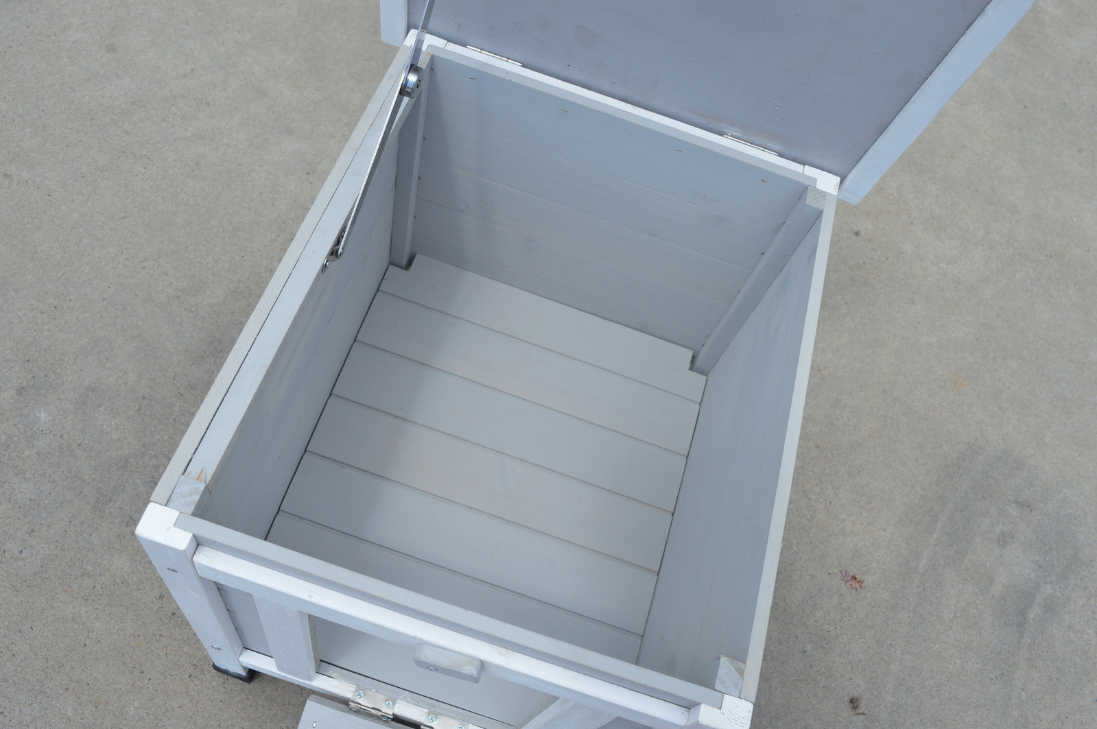 YES4PETS Grey Small Chicken Coop Rabbit Hutch Ferret Cage Guinea Pig Dog Cat Nesting Box Pet Care > Coops & Hutches > Small Animal Habitats & Cages YES4PETS