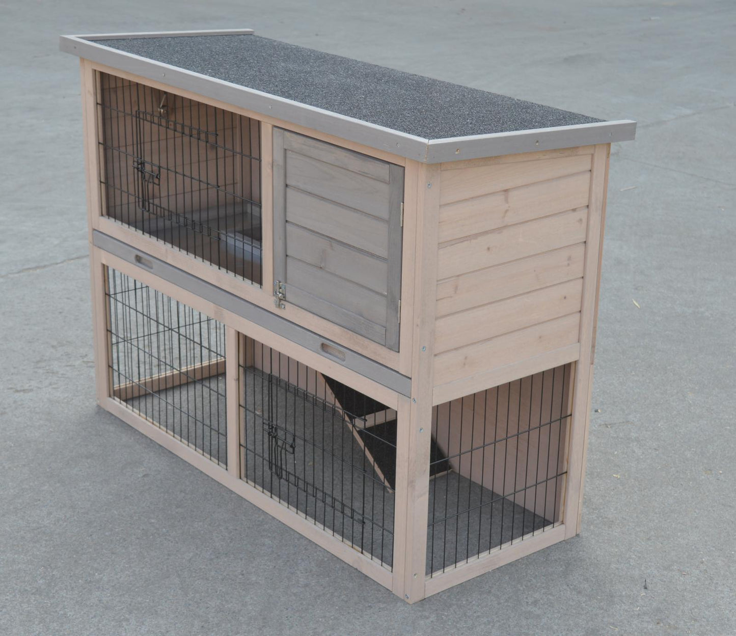 YES4PETS Double Storey Rabbit Hutch Guinea Pig Cage , Ferret cage W Pull Out Tray Pet Care > Coops & Hutches > Small Animal Habitats & Cages YES4PETS
