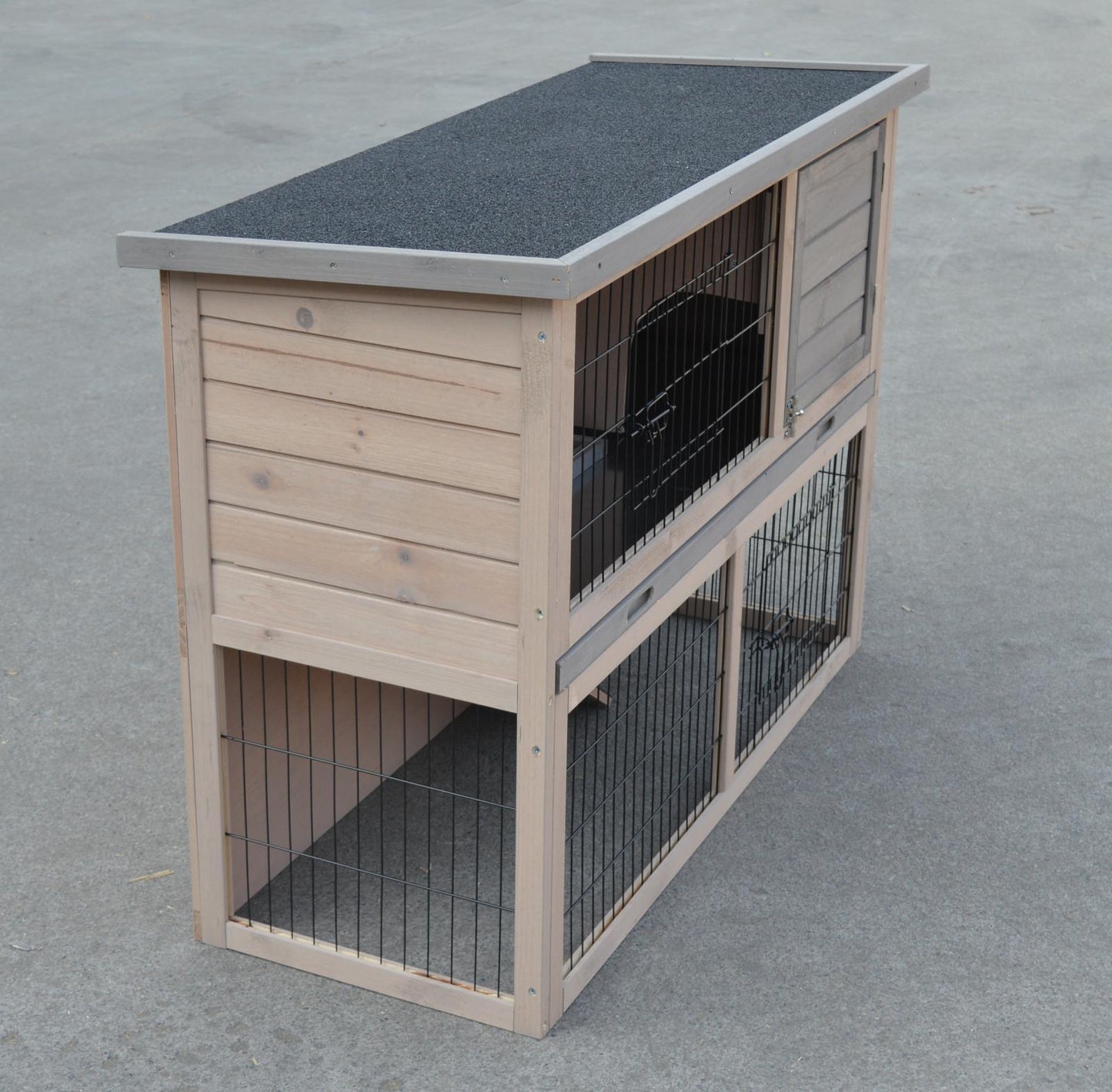 YES4PETS Double Storey Rabbit Hutch Guinea Pig Cage , Ferret cage W Pull Out Tray Pet Care > Coops & Hutches > Small Animal Habitats & Cages YES4PETS
