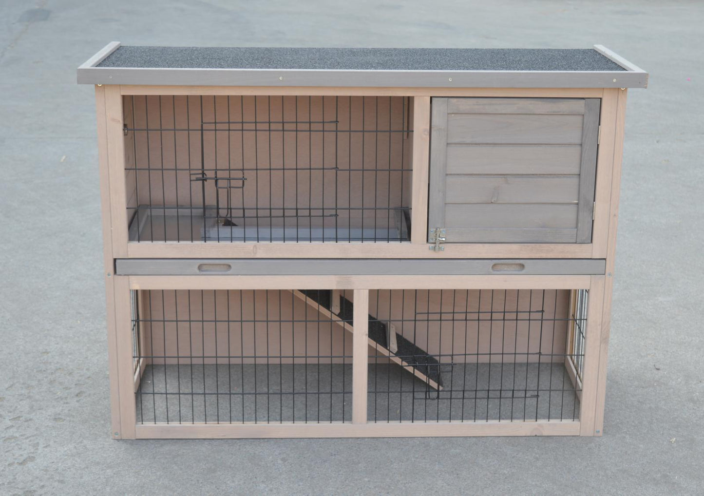 YES4PETS Double Storey Rabbit Hutch Guinea Pig Cage , Ferret cage W Pull Out Tray Pet Care > Coops & Hutches > Small Animal Habitats & Cages YES4PETS