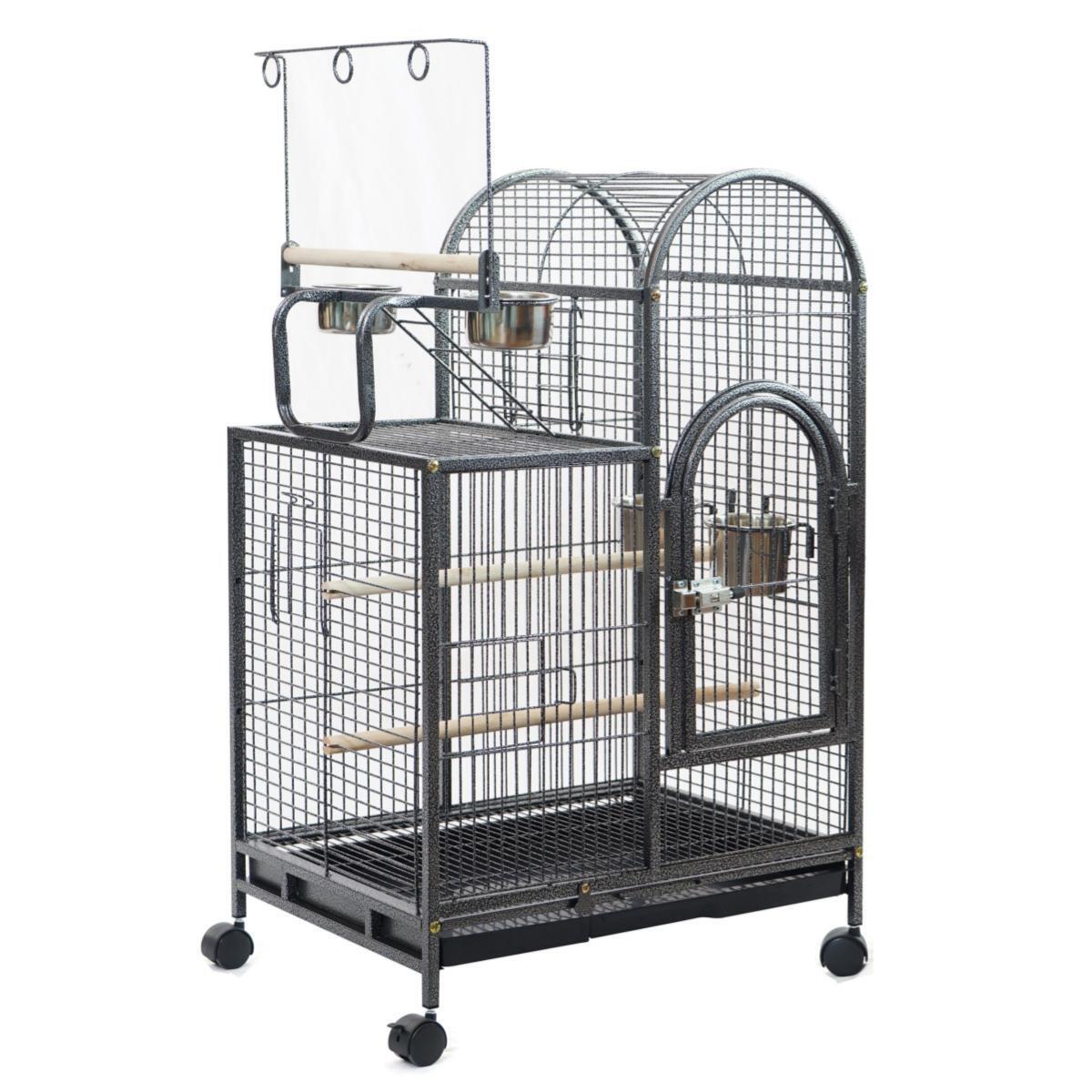 YES4PETS Large Bird Budgie Cage Parrot Aviary Carrier With Wheel Pet Care > Bird > Bird Cages & Stands YES4PETS