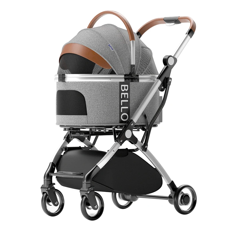Bello Lux-Grey Pet Care > Dog Supplies > Dog Carriers & Crates fur king