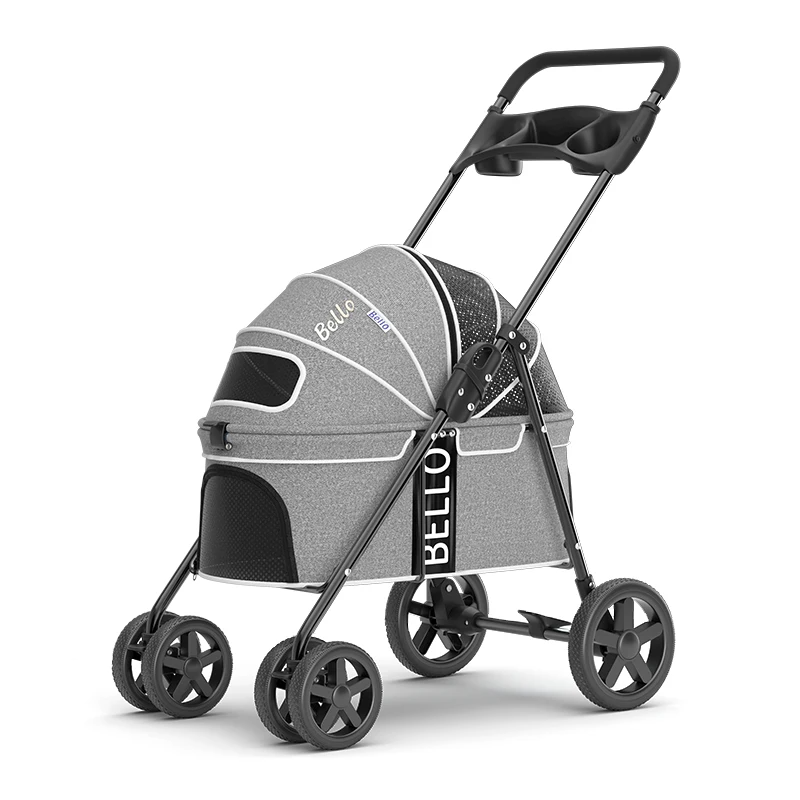 Bello Cruiser-gray pet stroller fur king
