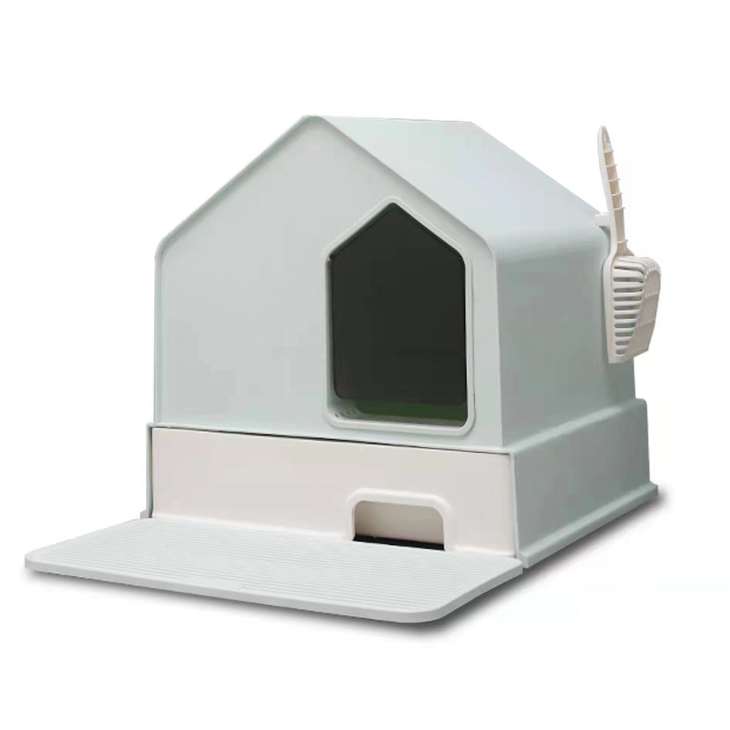 Petwiz Enclosed Cat Litter Box House – Green Pet Care > Cat Supplies > Cat Litter Woofy and Whiskers