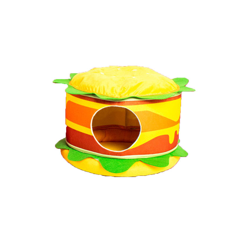 Washable Hamburger Pet Cat Dogs Bed Pet Care > Cat Supplies > Cat Furniture Woofy and Whiskers