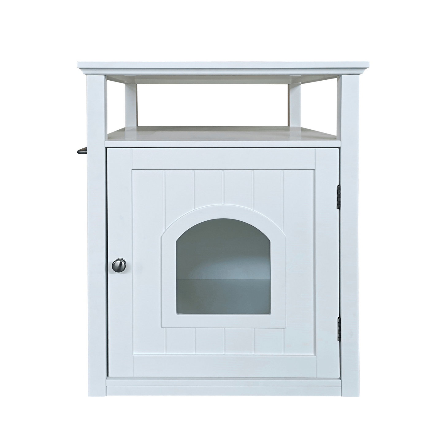 Jasper 2 Cat Litter Cabinet, White Pet Care > Cat Supplies > Cat Litter Woofy and Whiskers