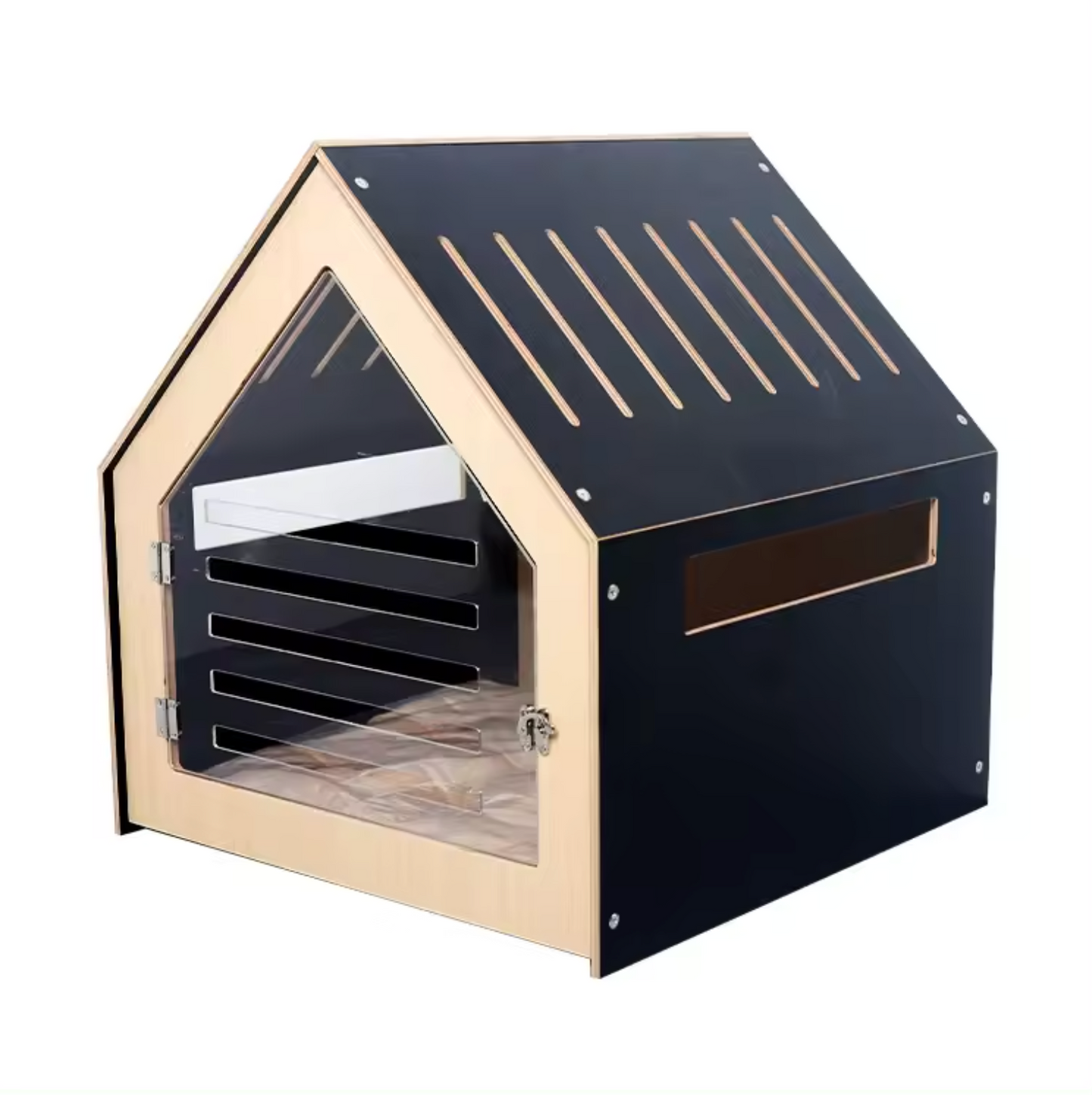 Modern Pet House Dog Crate (Black) Pet Care > Dog Supplies > Dog Kennels Modern Pet House