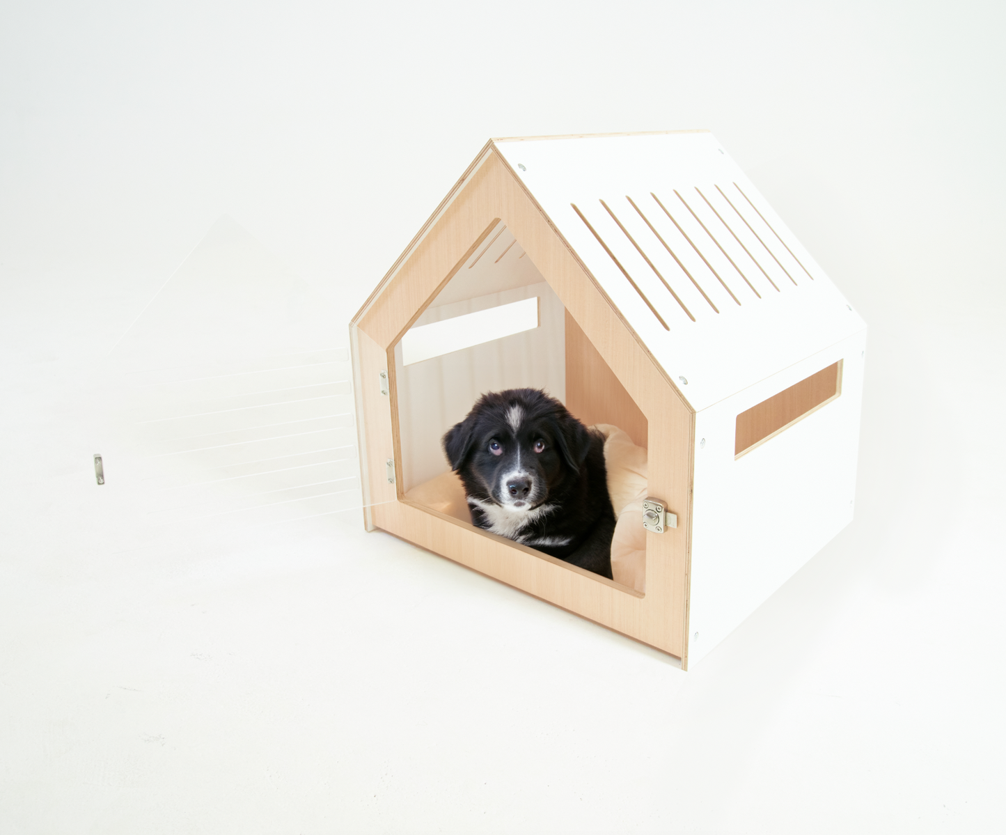 Modern Pet House Dog Crate (White) Pet Care > Dog Supplies > Dog Kennels Modern Pet House