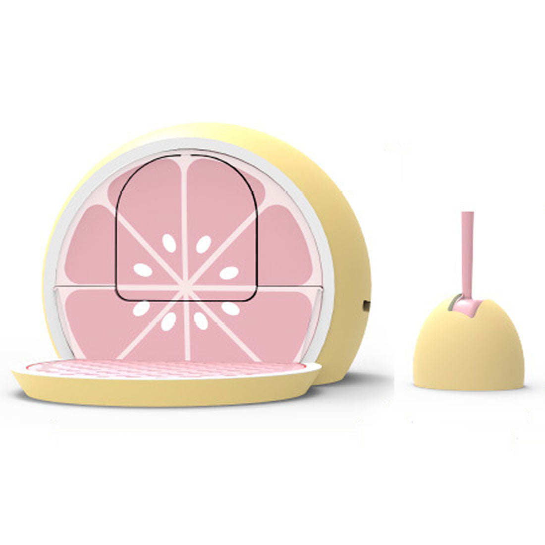 Vetreska Fruity Portable Cat Kitty Toilet Litter Box Tray House Lid Scoop Set Grapefruit Pet Care > Cat Supplies > Cat Litter Woofy and Whiskers