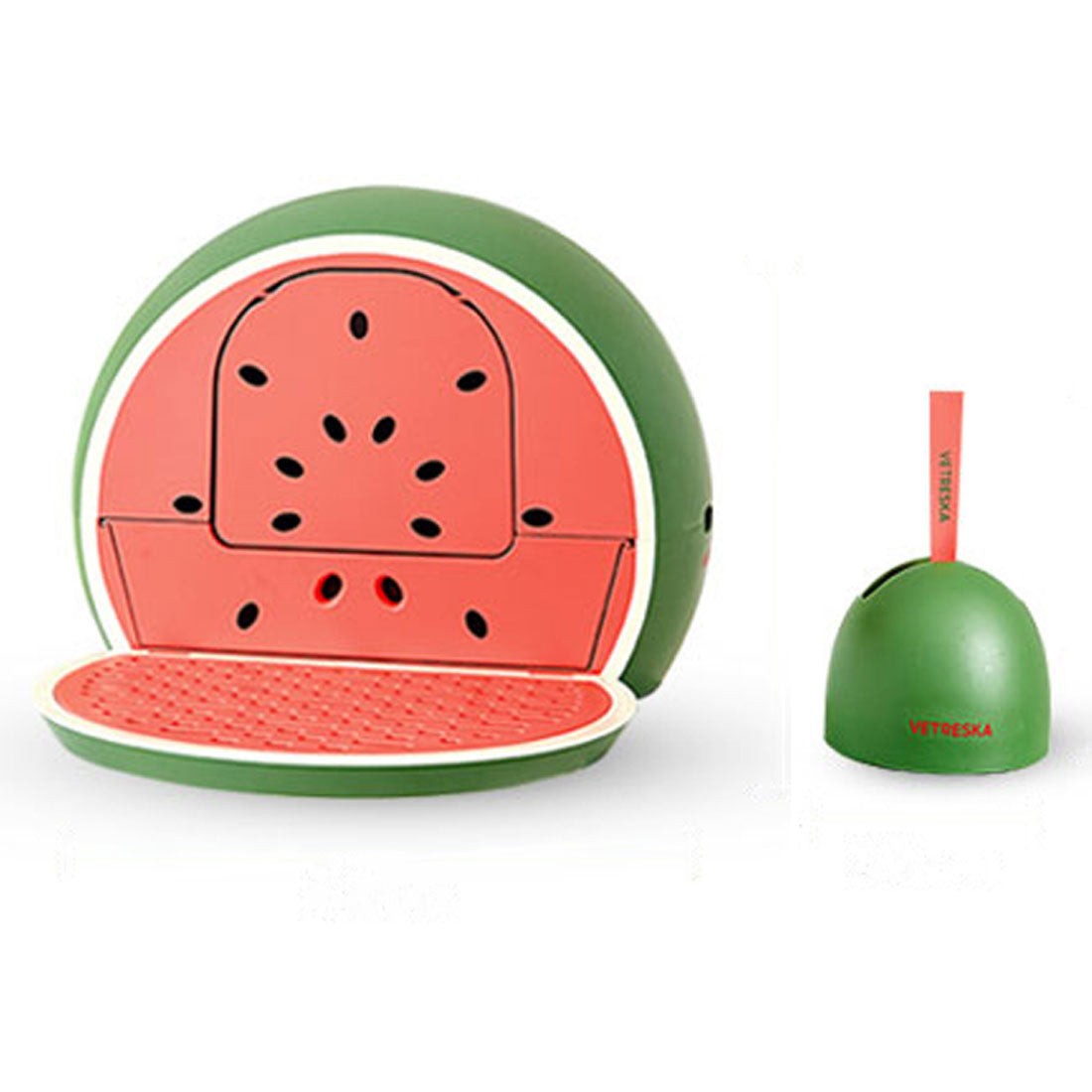 Vetreska Fruity Portable Cat Kitty Toilet Litter Box Tray House Lid Scoop Set Watermelon Pet Care > Cat Supplies > Cat Litter Woofy and Whiskers