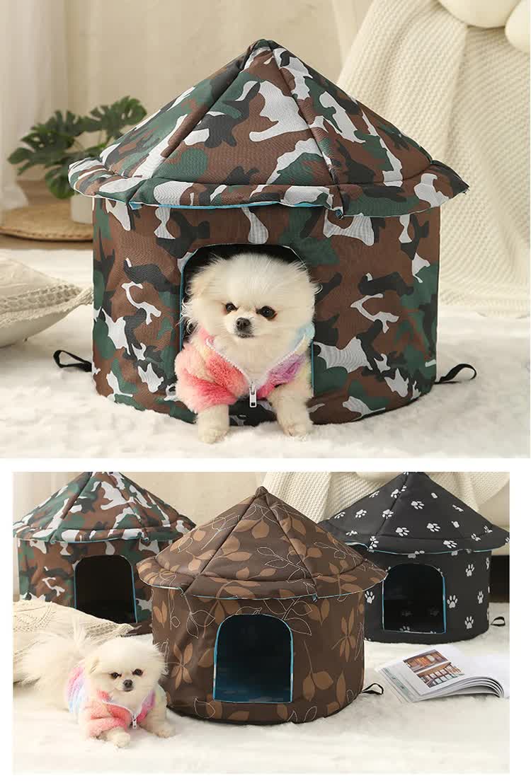 Outdoor Waterproof Cat House - Insulated, Weatherproof, Warm Shelter for Cats, Ideal for Winter Protection, Size: L 45*41cm Pet Care > Cat Supplies > Cat Furniture Woofy and Whiskers