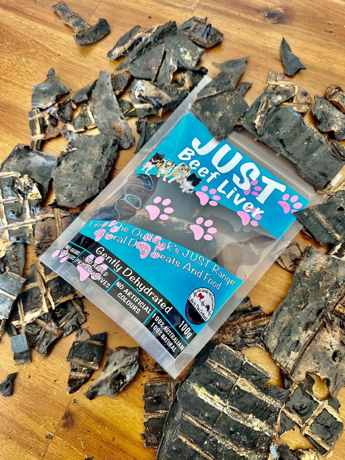 1x Just Beef Liver Pet Care > Pet Food > Dog Food Life in the outback