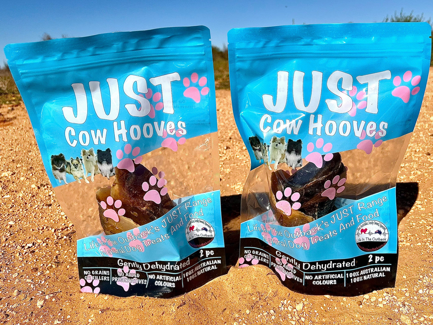 1x Just Cow Hooves Pet Care > Pet Food > Dog Food Life in the outback