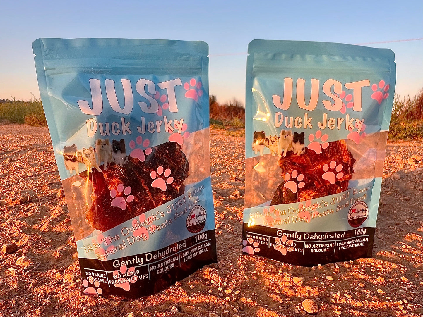 1x Just Duck Jerky Pet Care > Pet Food > Dog Food Life in the outback