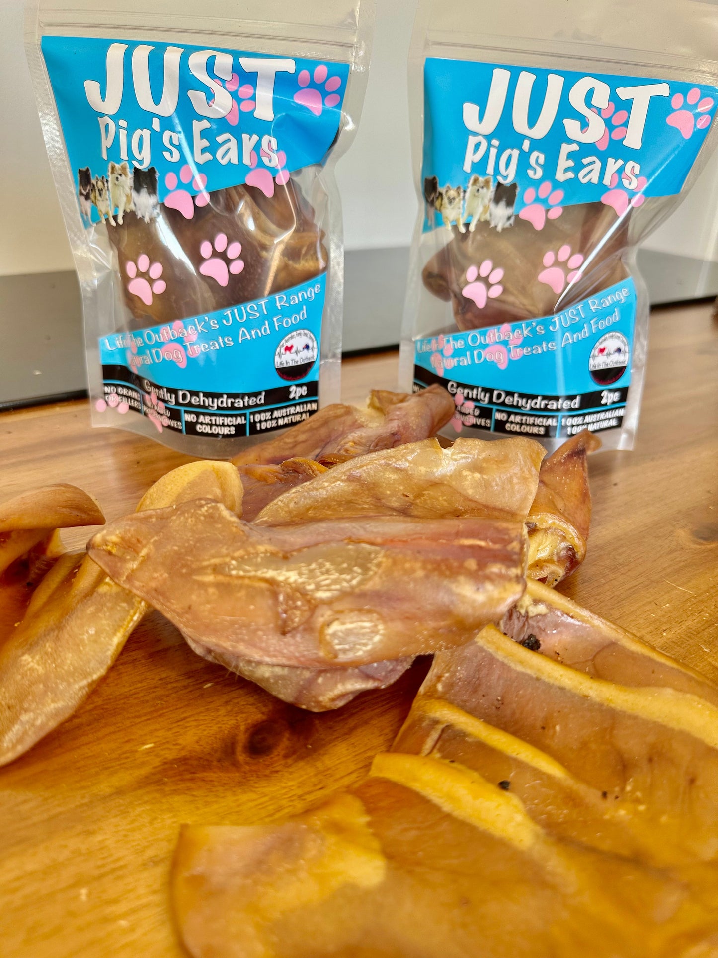 1x Just Pig's Ears Pet Care > Pet Food > Dog Food Life in the outback