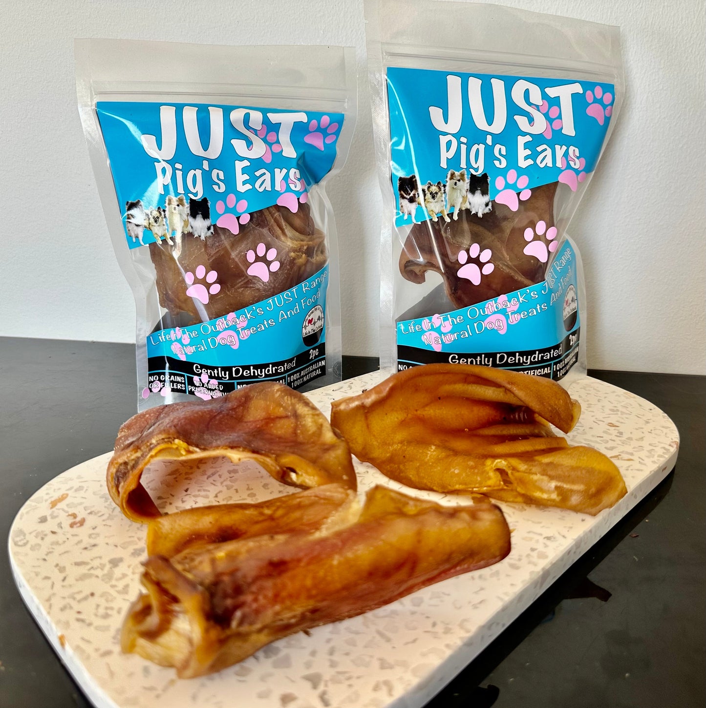 1x Just Pig's Ears Pet Care > Pet Food > Dog Food Life in the outback