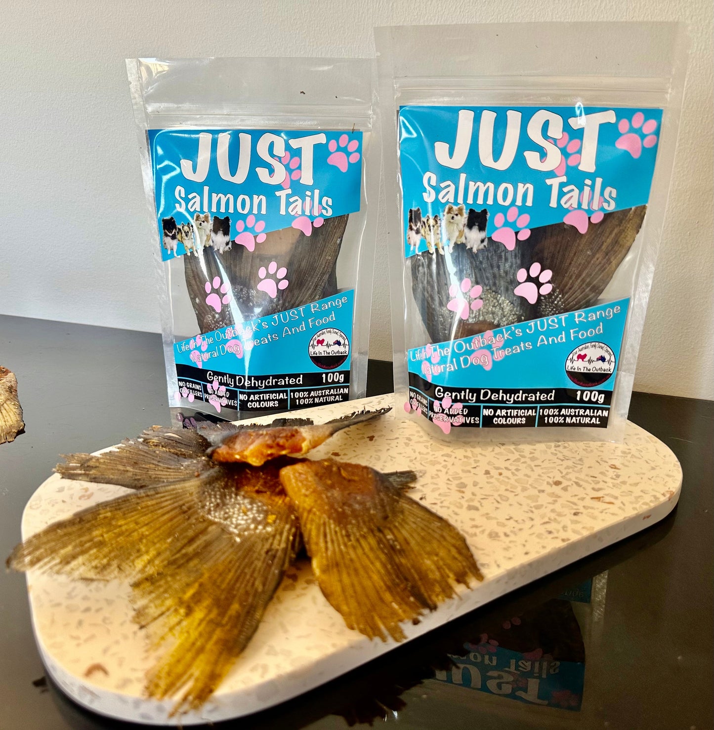 1x Just Salmon Tails Pet Care > Pet Food > Dog Food Life in the outback