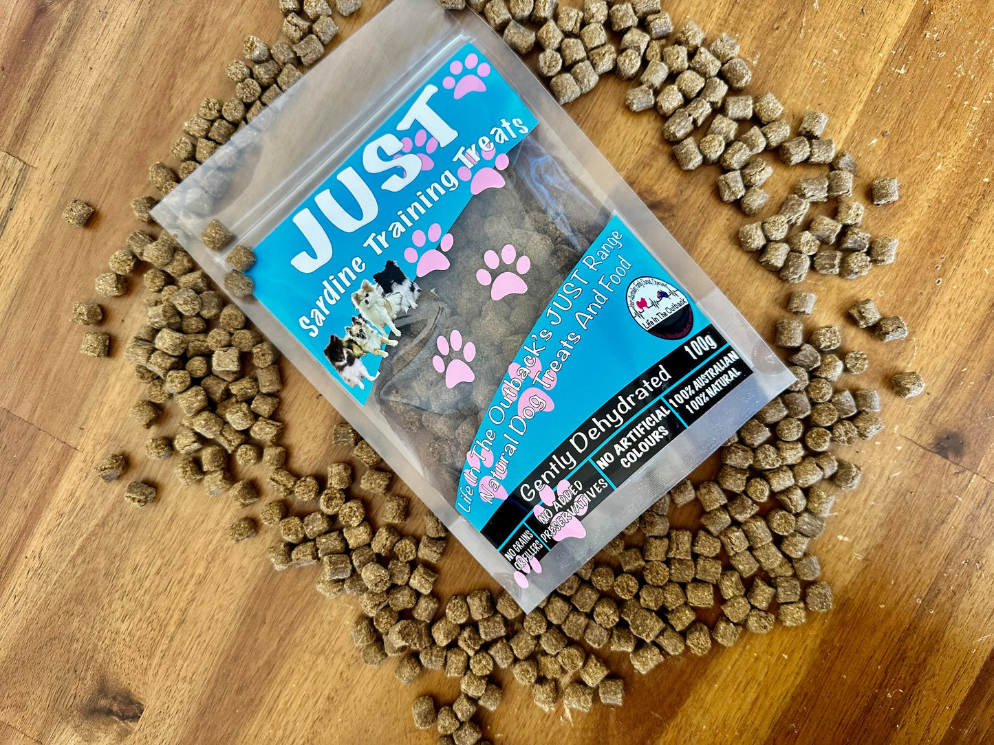 1x Just Sardine Training Treats - 100g Pet Care > Pet Food > Dog Food Life in the outback