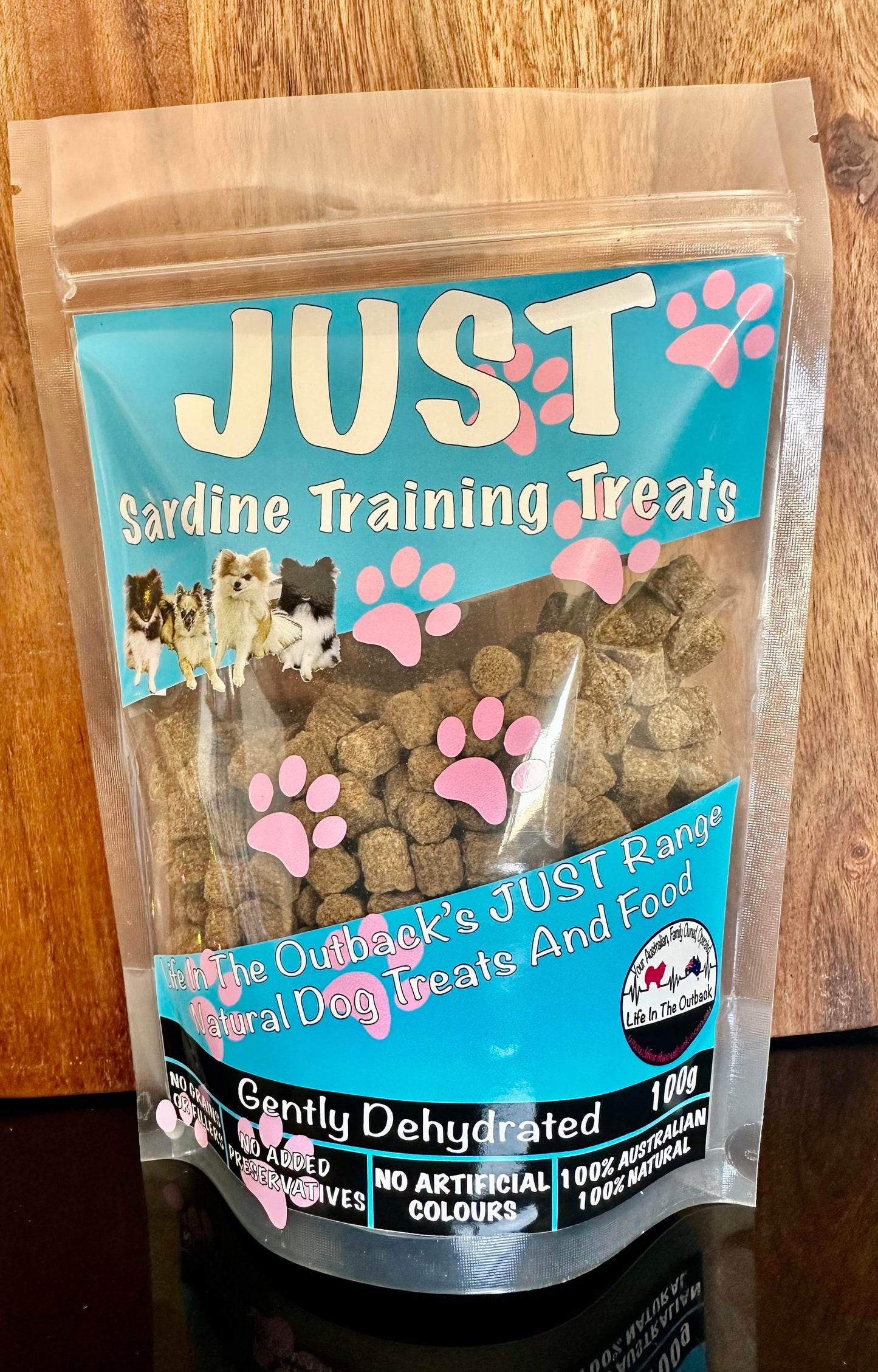 1x Just Sardine Training Treats - 100g Pet Care > Pet Food > Dog Food Life in the outback