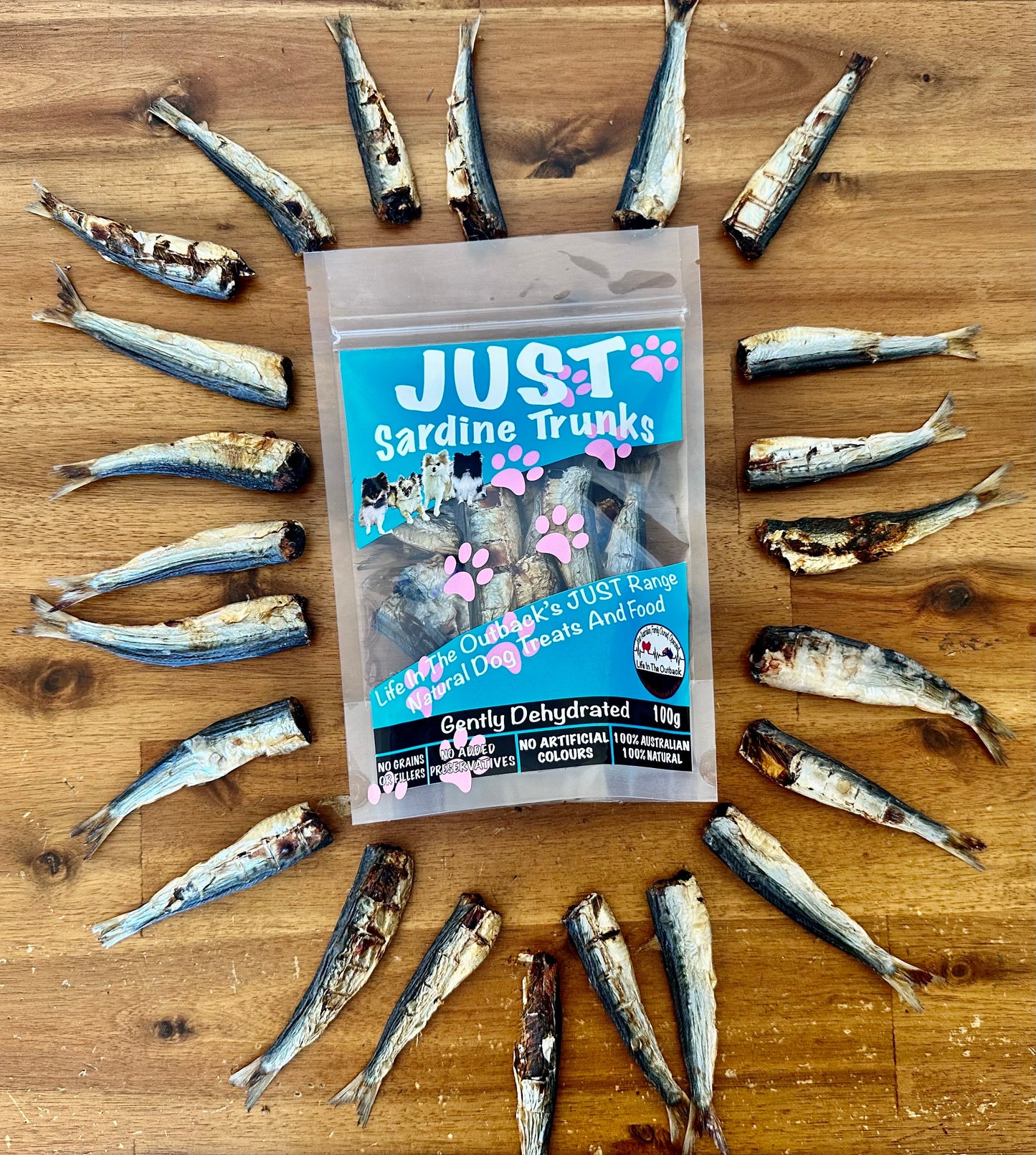 1x Just Sardine Trunks Pet Care > Pet Food > Dog Food Life in the outback